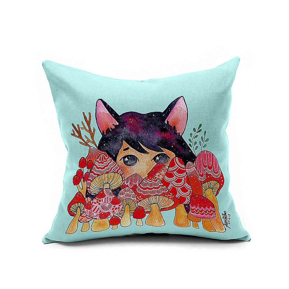 Cotton Flax Pillow Cushion Cover Comprehensive    BZ487 - Mega Save Wholesale & Retail