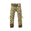 Fashion Mens Work Trousers Military Army Cargo Camo Combat Multi-pocket Pants   Khaki - Mega Save Wholesale & Retail