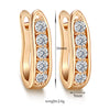 Delicate U Shape Zircon Diamanted Earrings - Mega Save Wholesale & Retail - 4