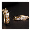 Delicate U Shape Zircon Diamanted Earrings - Mega Save Wholesale & Retail - 2