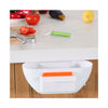 Factory direct the latest strange new kitchen gadget kitchen trash can hang plastic storage box storage box WHITE - Mega Save Wholesale & Retail
