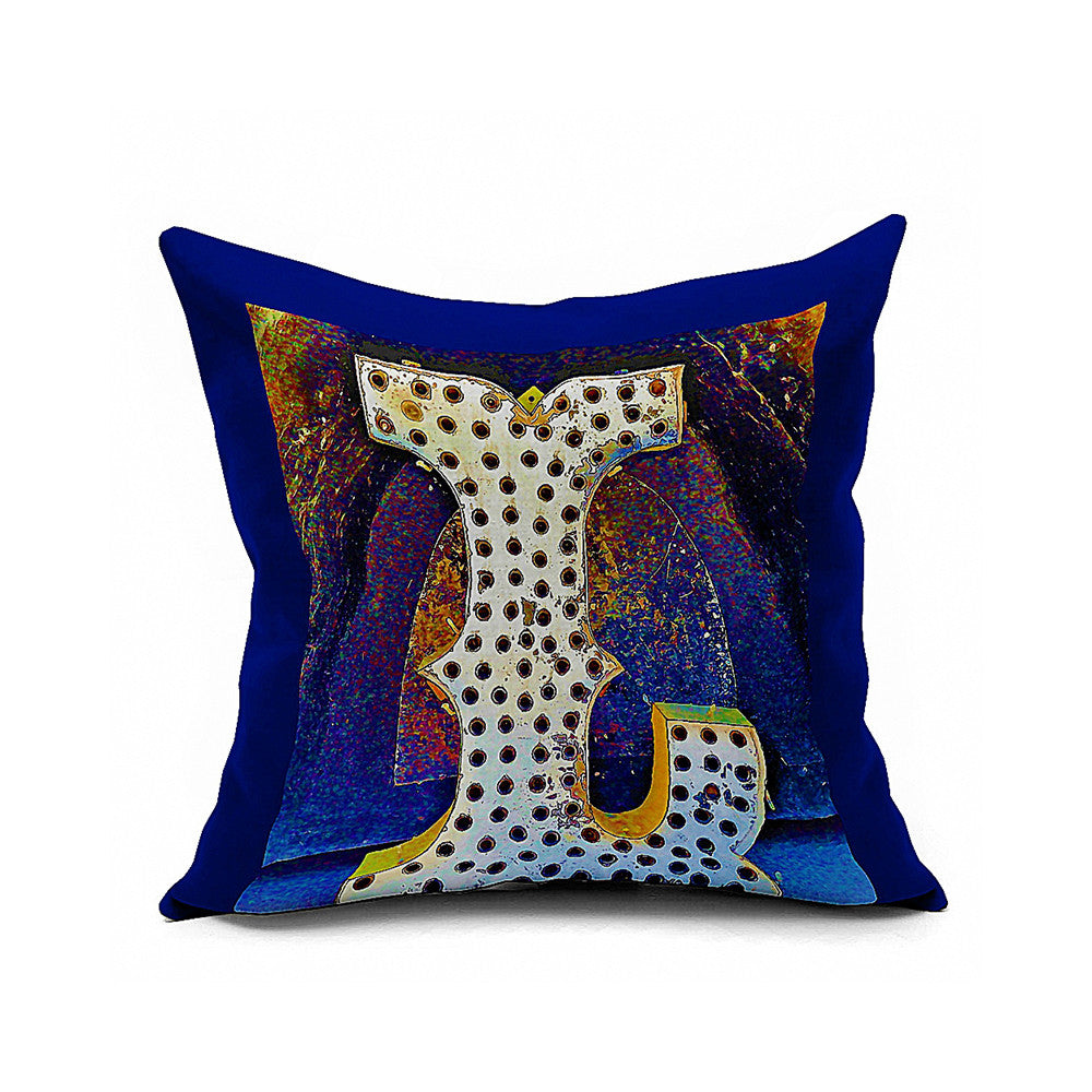 Cotton Flax Pillow Cushion Cover Letter   ZM146 - Mega Save Wholesale & Retail