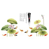 Ink and Wash Wallpaper Wall Sticker Words Lotus - Mega Save Wholesale & Retail - 1