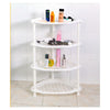 Big Toilet Bathroom Storage Rack Plastic Washbasin Rack Kitchen Storage Tripod Four-layers Rack   white - Mega Save Wholesale & Retail - 1