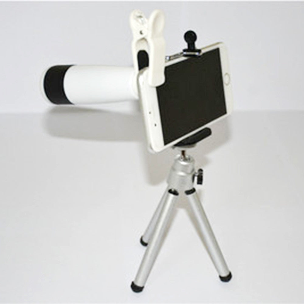 Phone camera telescope HD high-powered night vision binoculars telescope 1000 concert shipping   WHITE + STAND - Mega Save Wholesale & Retail - 1