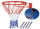 Basketball Hoop Net Ring Wall Mounted Outdoor Hanging Basket 18'' 45cm - Mega Save Wholesale & Retail