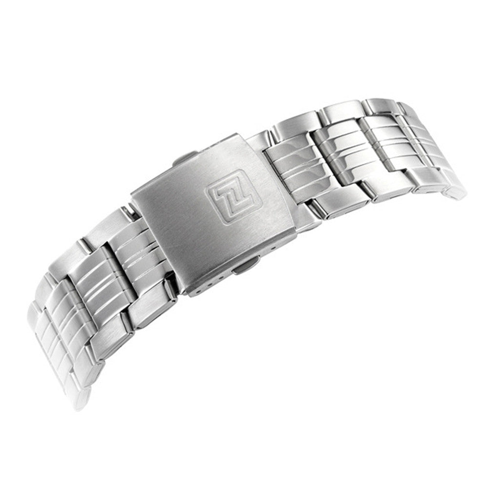 Naviforce Men Waterproof Sports Casual Watch LED Dual Dispkay Quartz     white shell white saurface white scale - Mega Save Wholesale & Retail - 3
