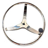 Stainless Steel Steering Wheel Yacht Marine 13.5" hand wheel+embossing - Mega Save Wholesale & Retail - 1
