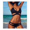 Cross Tie Swimwear Swimsuit Women Sexy Bikini Bathing Suit  S - Mega Save Wholesale & Retail - 1