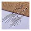 Ear Studs Tassel 18K Platinum Galvanized - Mega Save Wholesale & Retail - 2