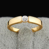 Zircon Ring 18K Gold Plated   yellow gold plated 7.75#