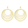 Stylish Big Circles Ear Studs - Mega Save Wholesale & Retail - 1