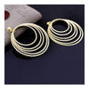 Stylish Big Circles Ear Studs - Mega Save Wholesale & Retail - 2