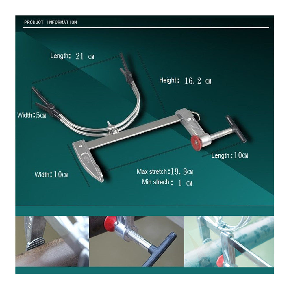 Campers adjustable bracket raft raft fishing raft pole pole bracket bridge fishing raft fishing boat fishing rod holder foot clip device