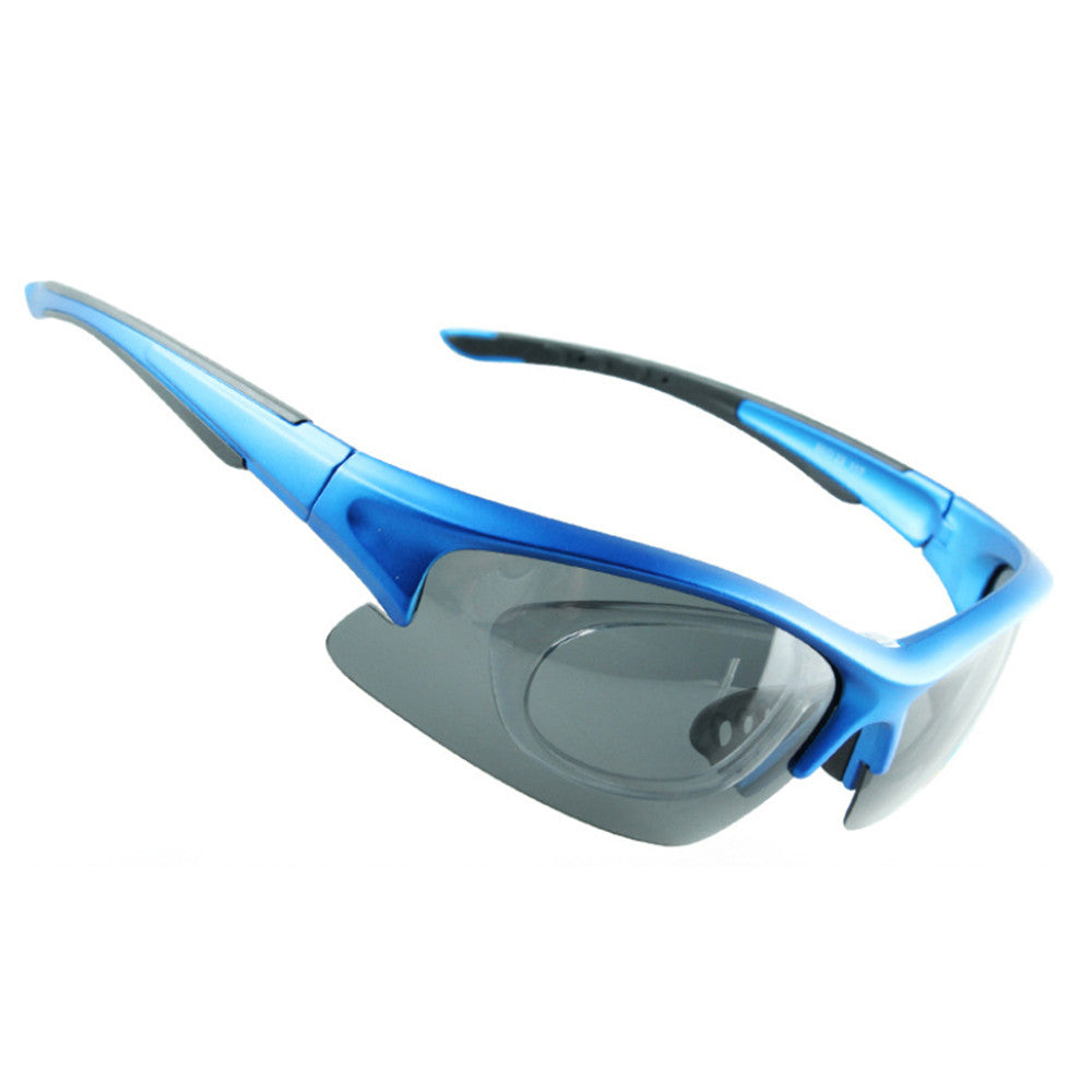 158 Chromatic Sunglasses Sports Riding Polarized Glasses    dull polish blue