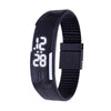 White Light LED Sports Wristband Watch Student Children Night Lights    Black - Mega Save Wholesale & Retail - 1