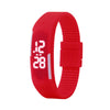 White Light LED Sports Wristband Watch Student Children Night Lights     Red - Mega Save Wholesale & Retail - 1