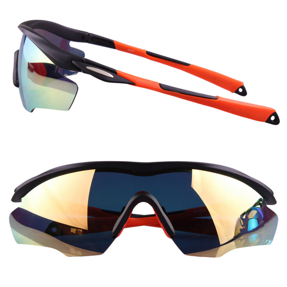 Riding Polarized Glasses Sports XQ-377    black with orange - Mega Save Wholesale & Retail - 3