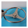 Stainless Steel Marine Steering Wheel Yacht 15.5" hand wheel+embossing - Mega Save Wholesale & Retail - 2