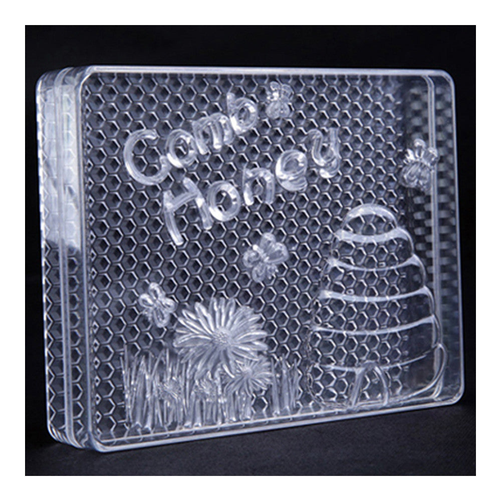 Square Transparent Comb Honey Box Food Level Plastic - Mega Save Wholesale & Retail