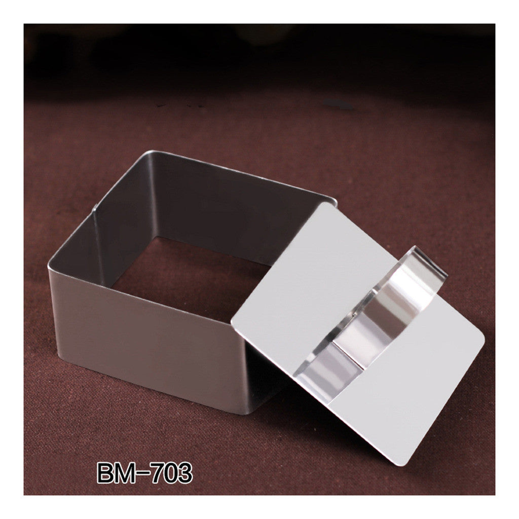 Beowulf mousse cake ring stainless steel ring mold cut biscuits mold cake mold bakeware choice  Square ring - Mega Save Wholesale & Retail