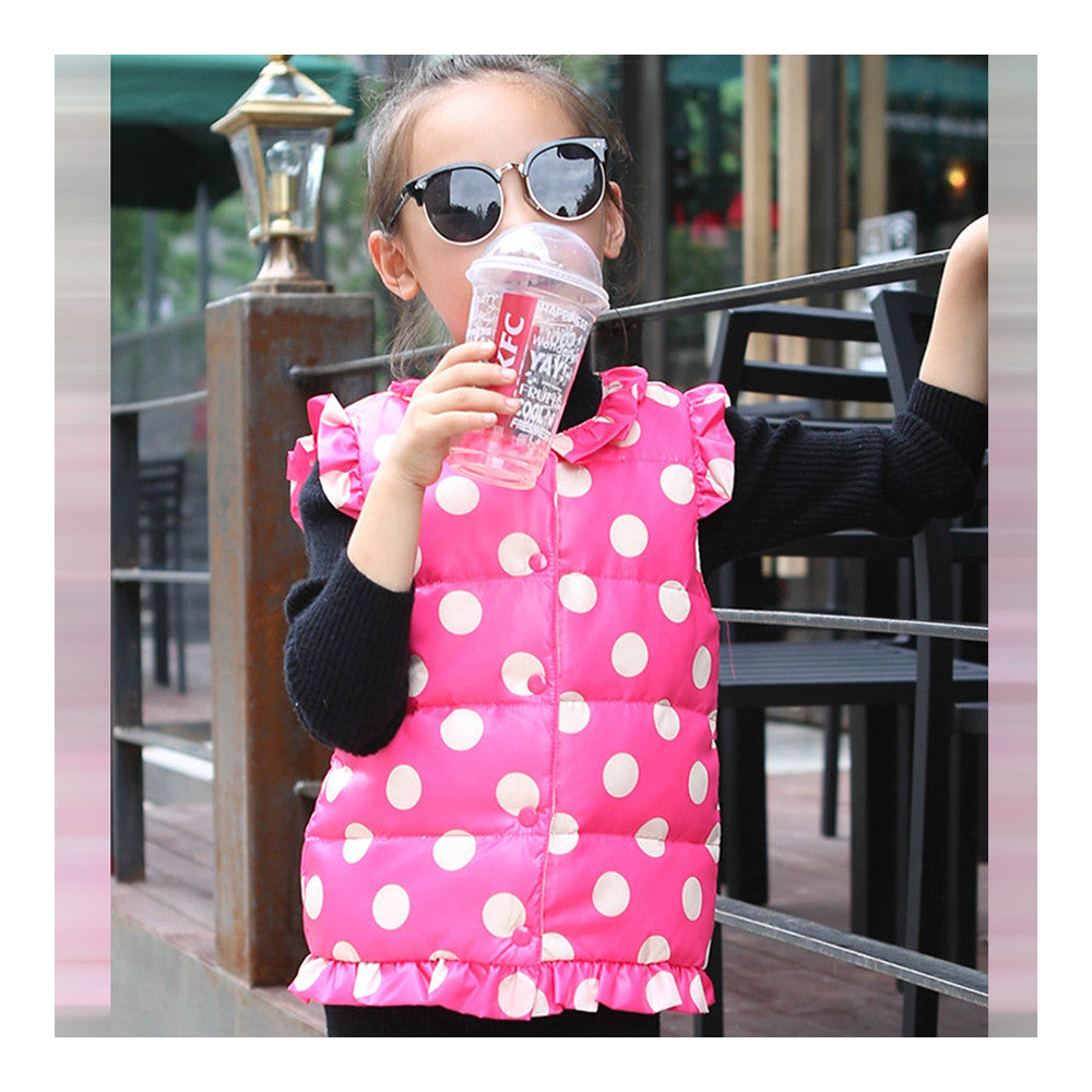 Winter Light Thin Gitl Waistcoat Vest Down Coat   rose   90cm - Mega Save Wholesale & Retail - 2