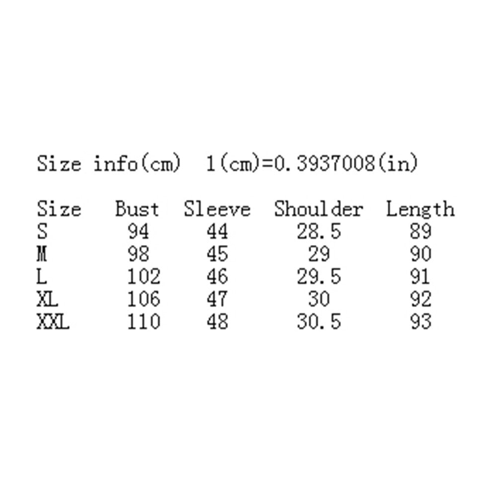 Solid Color Long Sleeve Coat Woman Middle Long    S - Mega Save Wholesale & Retail - 4