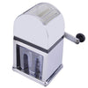 Manual Ice Crusher Shaver Maker Machine  Zinc Alloy Shell Chrome Plated - Mega Save Wholesale & Retail