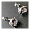 S925 Pure Silver Lucky Clover Love Ear Studs - Mega Save Wholesale & Retail - 3