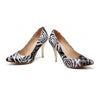 Women Shoes Pointed High Heel Thin Shoes  black