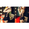 Women Backless Drape Pure Color Swimsuit Swimwear Bathing Suit  black - Mega Save Wholesale & Retail - 3