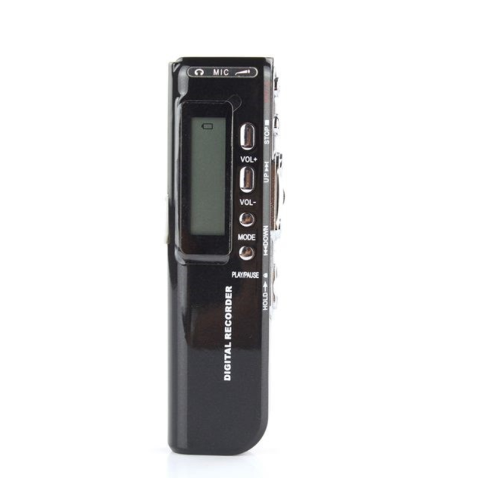 1.3" LED Mini Digital Voice Recorder with MP3 Player  Black   8GB - Mega Save Wholesale & Retail