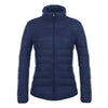 Woman Stand Collar Thin Light Down Coat Slim   navy   S - Mega Save Wholesale & Retail - 1