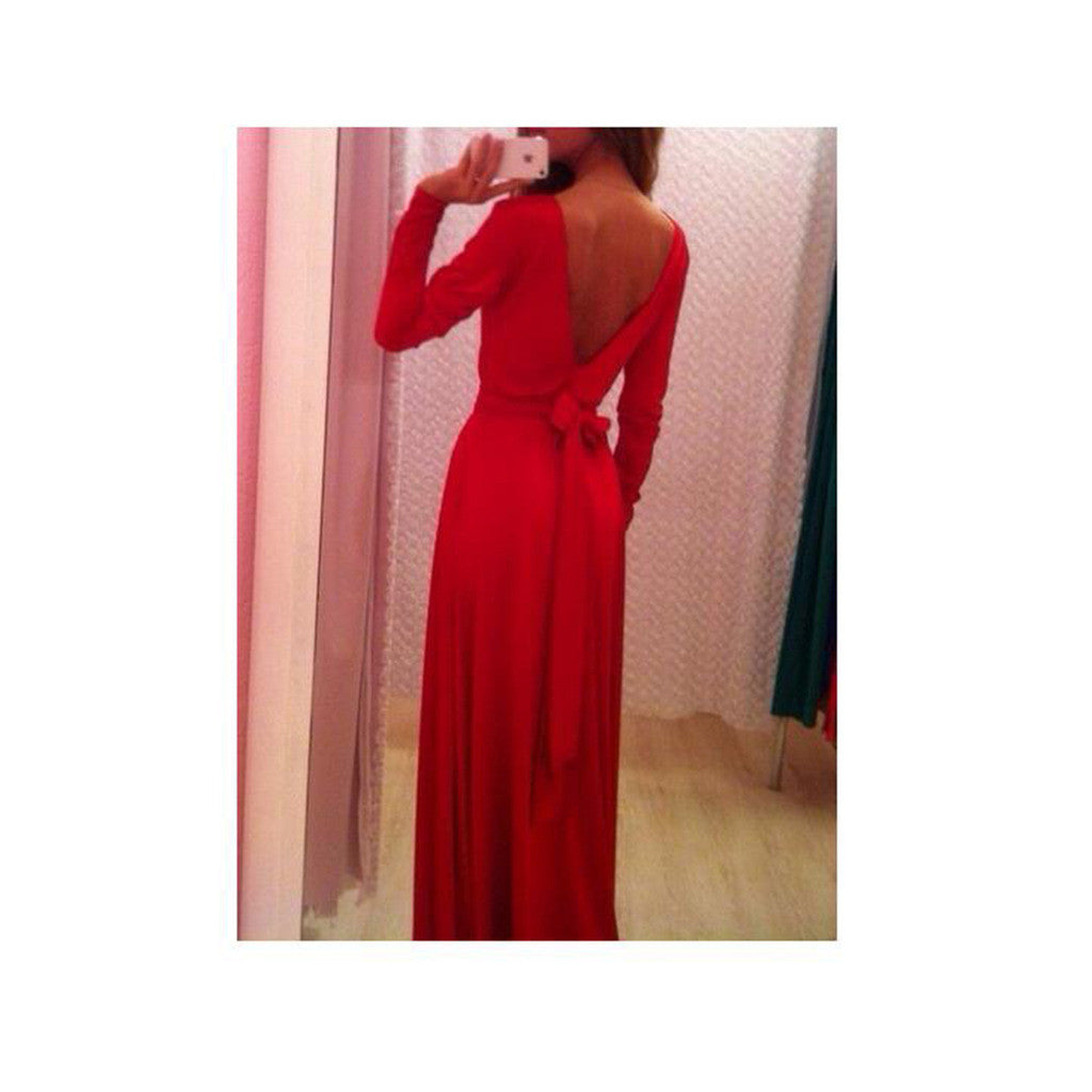 Long Full Dress Skirt Party Attire European Style black - Mega Save Wholesale & Retail - 2