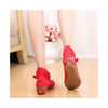 Red Old Beijing Cloth Shoes Online in National Slipsole Low Cut Style & Soft Inner Design - Mega Save Wholesale & Retail - 4