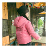 Winter Child Hooded Down Coat Boy Girl Warm    rose red  90cm - Mega Save Wholesale & Retail - 2