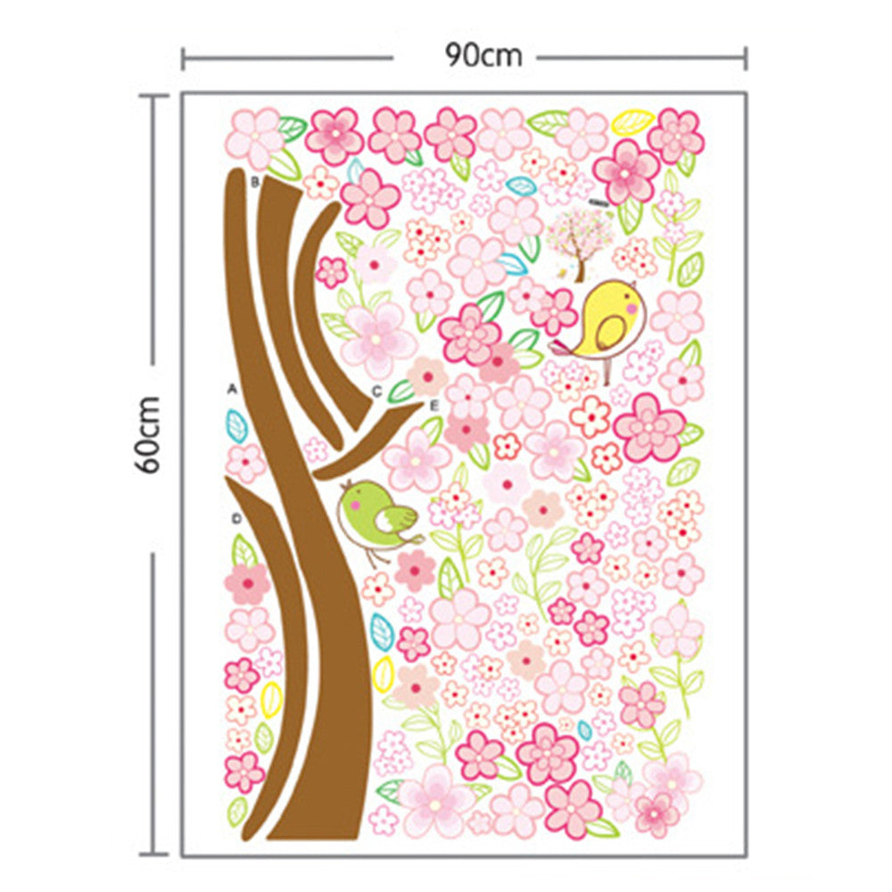 Flower Wallpaper Wall Sticker Removeable Creative - Mega Save Wholesale & Retail - 2