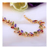 Bracelet Flower Diamanted Colorful Zircon    colorful - Mega Save Wholesale & Retail - 2
