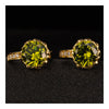 Zircon Earrings Top Grade Ear Accessories   green - Mega Save Wholesale & Retail - 3