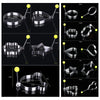 Thick stainless steel omelette Model breakfast egg fried egg ring love Mickey type of bread mold 5 sets   Star - Mega Save Wholesale & Retail - 2