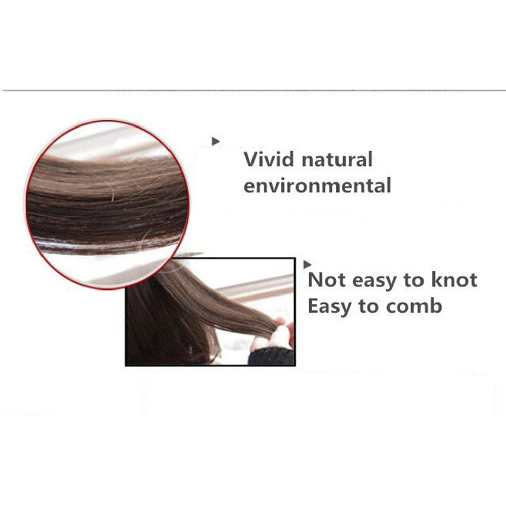 The new wig manufacturers wholesale hair extension fishing line hair extension piece piece long curly hair wig piece foreign trade explosion models in Europe and America  4A/30B - Mega Save Wholesale & Retail - 5