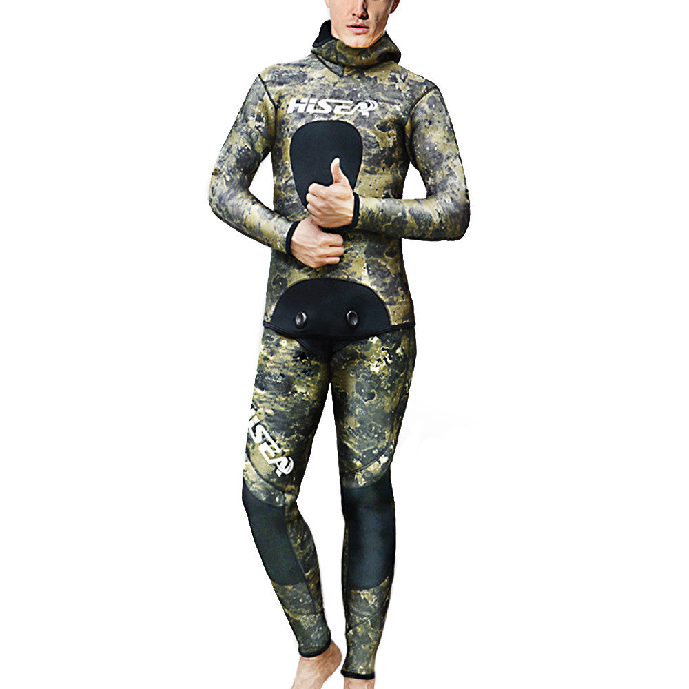 M063  Diving Suit Wetsuit Fishing Surfing     2 M063 3.5mm leather   S - Mega Save Wholesale & Retail - 1