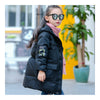 Winter Thick Middle Long Down Coat Boy Girl Child   black   120cm - Mega Save Wholesale & Retail - 2