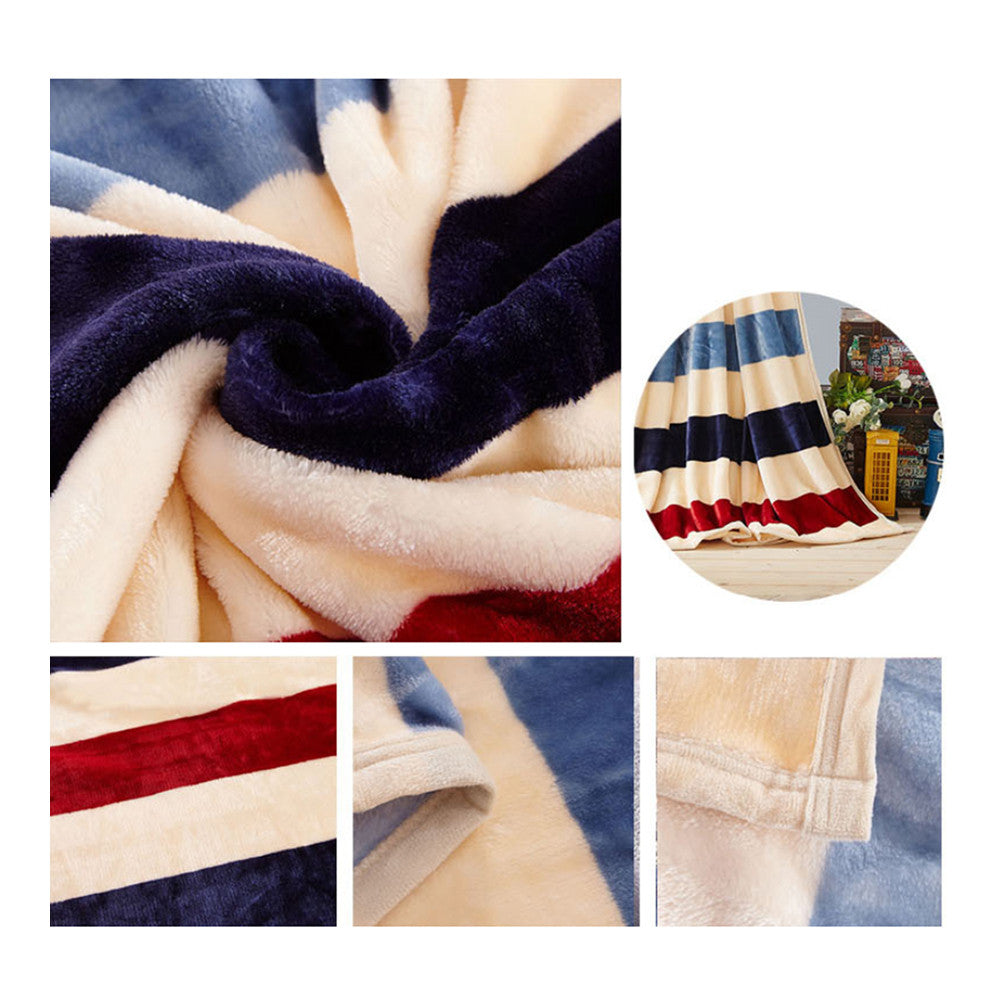 Naked Marriage Thick Mink Cashmere Flannel Blanket Throw Gift Child Single Queen   180x200cm - Mega Save Wholesale & Retail - 2