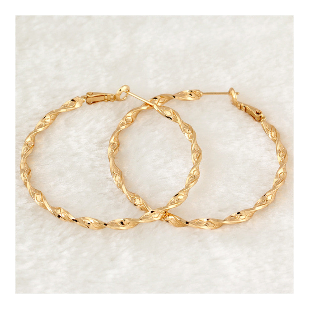 Exaggerated Big Circle Earrings - Mega Save Wholesale & Retail - 2