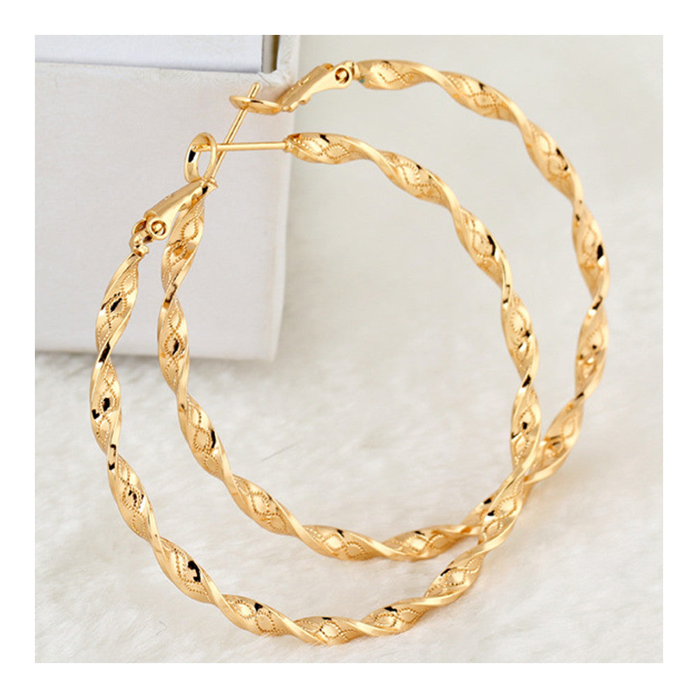 Exaggerated Big Circle Earrings - Mega Save Wholesale & Retail - 4