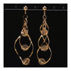 Ear Studs 18K Gold Galvanized Zircon - Mega Save Wholesale & Retail - 2