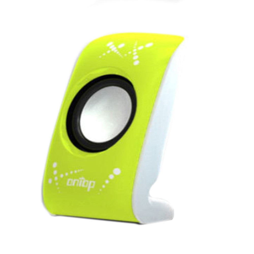USB2.0 Mini 3D Stereo Surround Sound USB Sound Speakers(1 Pair)  Green - Mega Save Wholesale & Retail - 2