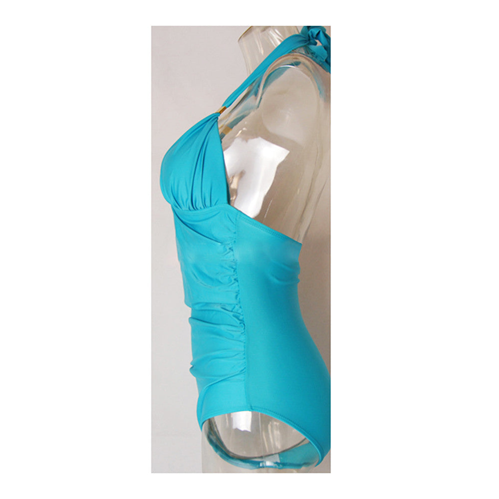 Swimsuit bikini Swimwear ONE-PIECE Women Bathing Suit Monokini  green  S - Mega Save Wholesale & Retail - 2