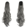 Tiger Claw Clip Horsetail Wig 170g 56cm    granny grey - Mega Save Wholesale & Retail